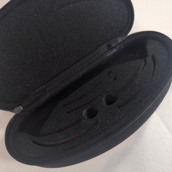 Oakley Soft Vault Flak Jacket 2.0 Hardside Clamshell Black Zip Glasses Sun Case - Picture 2 of 10